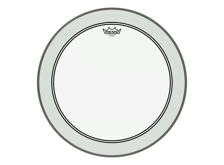 Remo P3-1322-C2 Powerstroke 3 Clear m/Slam Patch 22 Basstrommeskinn 